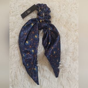 We Hunt the flame, satin hair scrunchy, lion print, Fairyloot